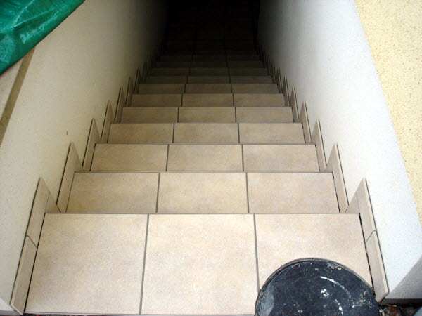 Kellertreppe Außen Ansicht von Oben